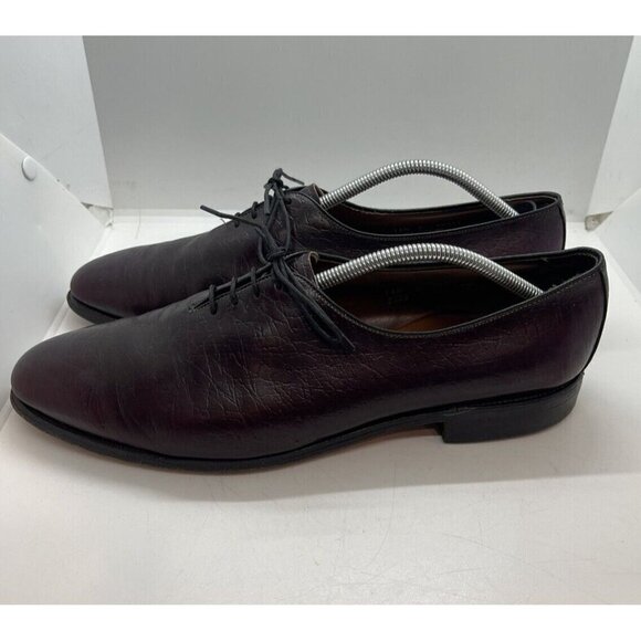 Vintage Allen Edmonds Caribbean Collection Ashbury Loafer Shoes 11.5 D Wine Red - Picture 3 of 9